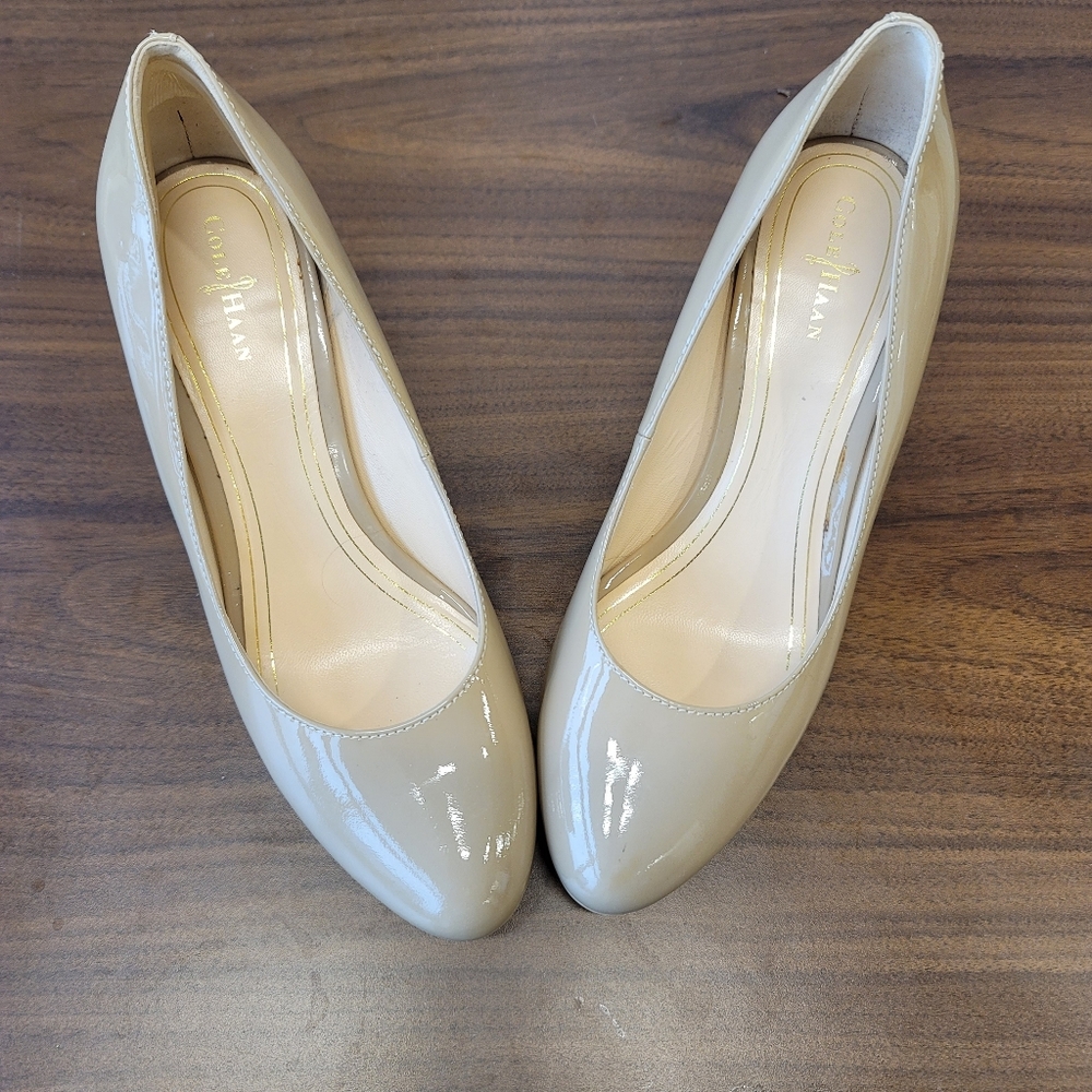 Cole Haan Nike Air Nude Patent Pumps
